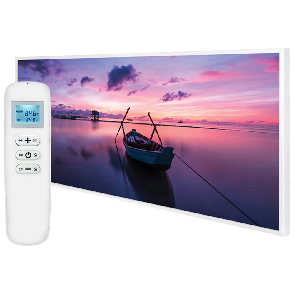Mirrorstone Nexus Maldives Twilight Image Wi-Fi Infrared Heating Panel 700W 595 x 1195mm Image 1