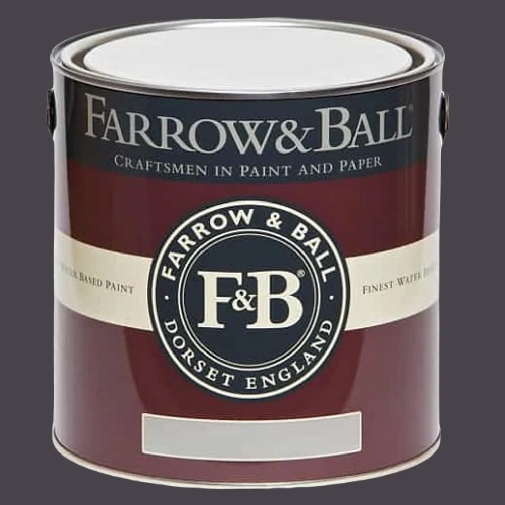 Farrow & Ball Modern Eggshell Paean Black Satin Paint 2.5L Image 2