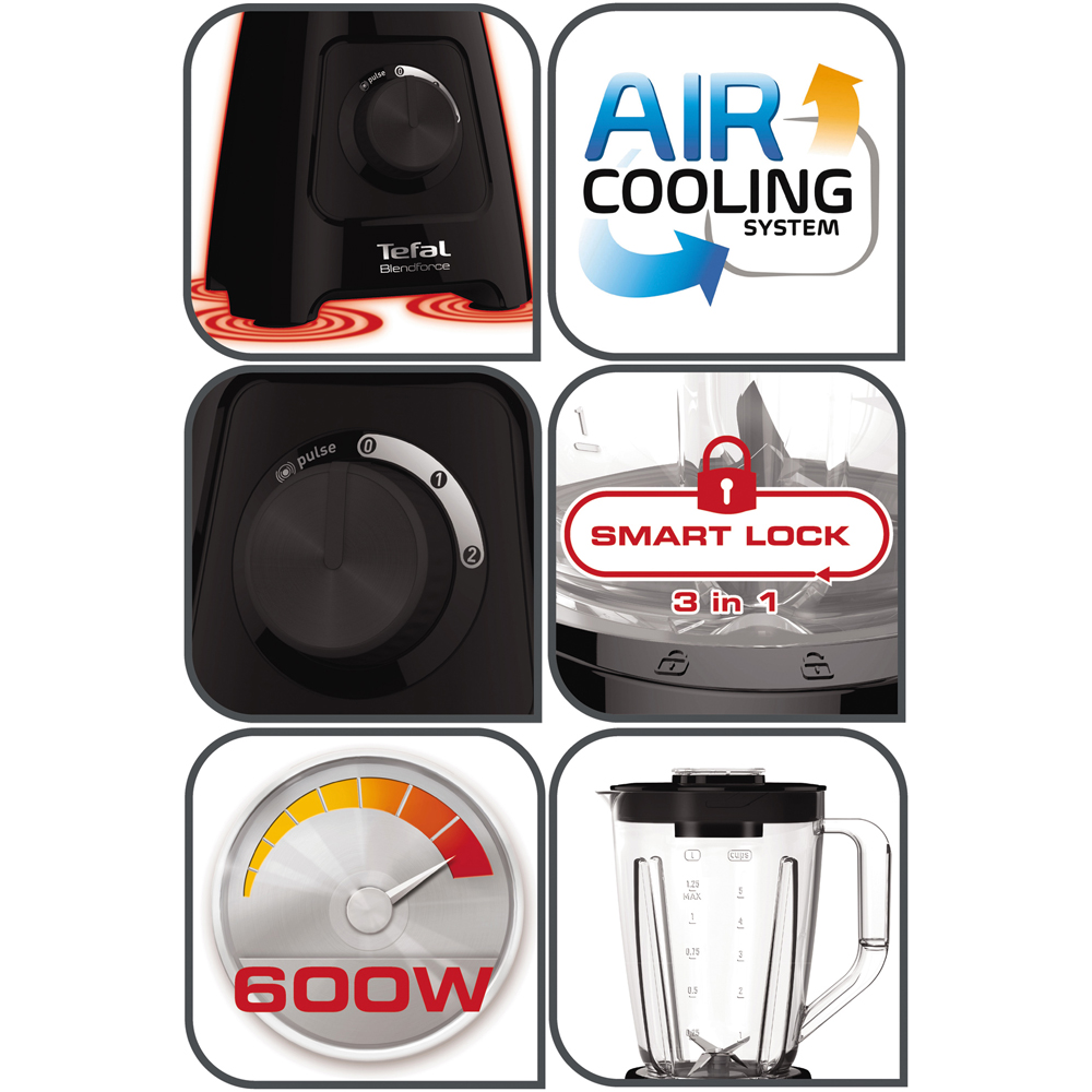 Tefal Blendforce II 1.25L Blender 600W Image 5