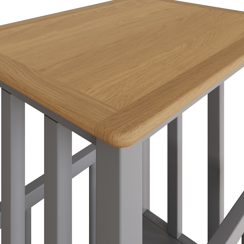 FWStyle Taberno Dove Grey Magazine Table Image 3