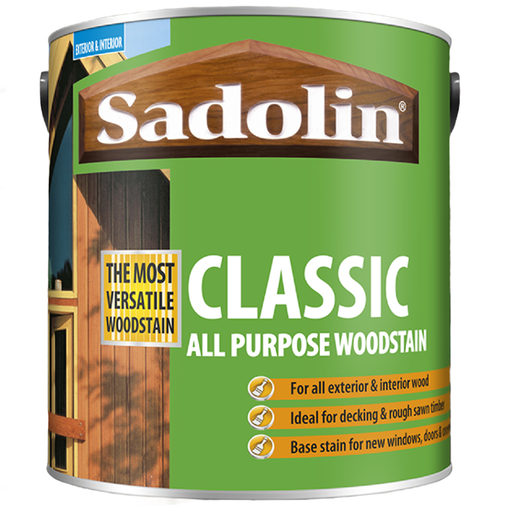 Sadolin Classic Natural All Purpose Matt Finish Woodstain 5L Image 2