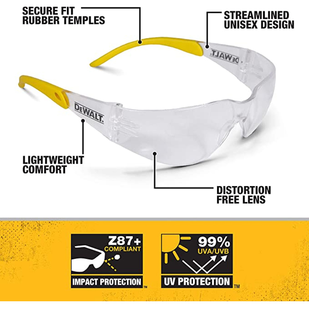 DEWALT Protector Safety Glasses Clear Image 3
