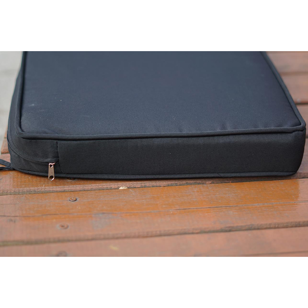 Gr8 Garden 2 Seater Black Patio Bench Pad Image 6