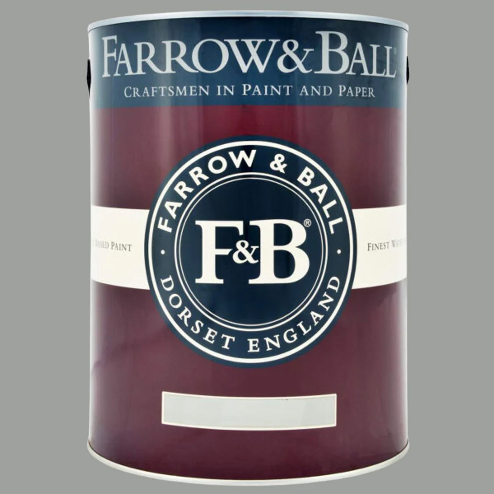 Farrow & Ball Estate Eggshell Manor House Gray Satin Paint 5L Image 2