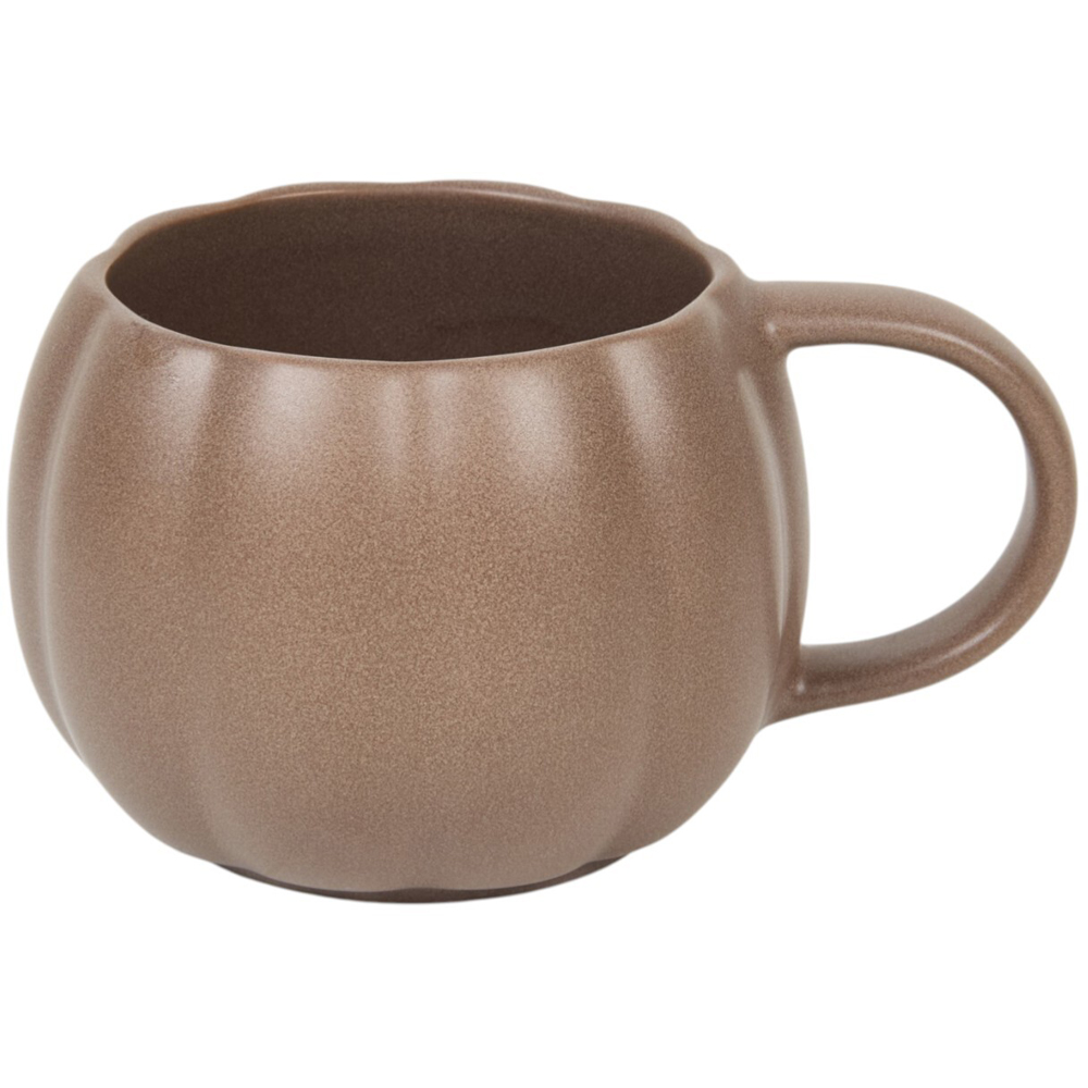 Reactive Glazed Pumpkin Mug Image 4