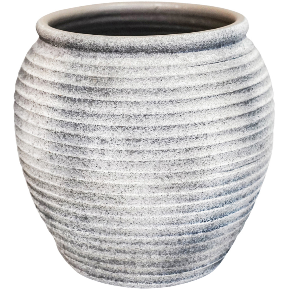 Ivyline Honeypot Rustic Grey Planter 29 x 27cm Image 1