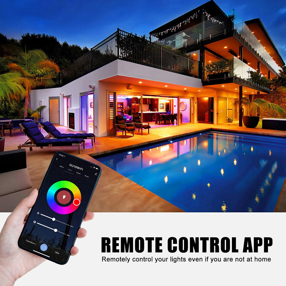 ExtraStar 2 Pack E14 Multicolour 6W WiFi LED Smart Light bulb Image 5