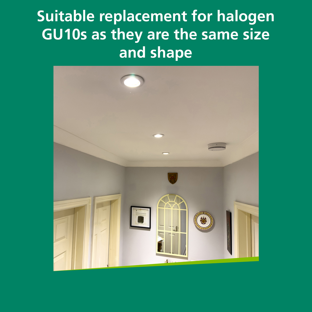 Sylvania 10 Pack RefLED GU10 Neutral White 4.2W LED Bulb Image 6