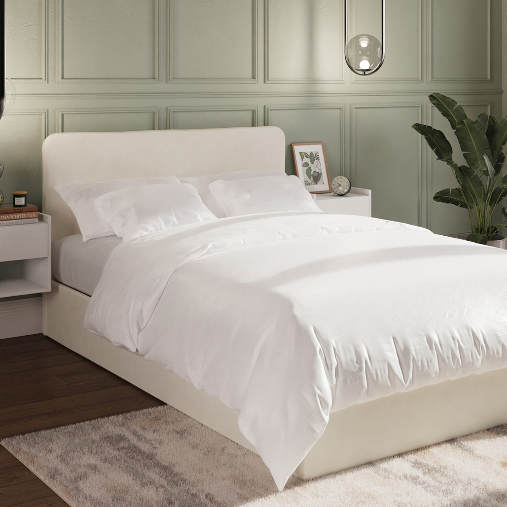 GFW Chiswick Double Natural Ottoman Bed with SC Pocket Sprung Mattress Image 9