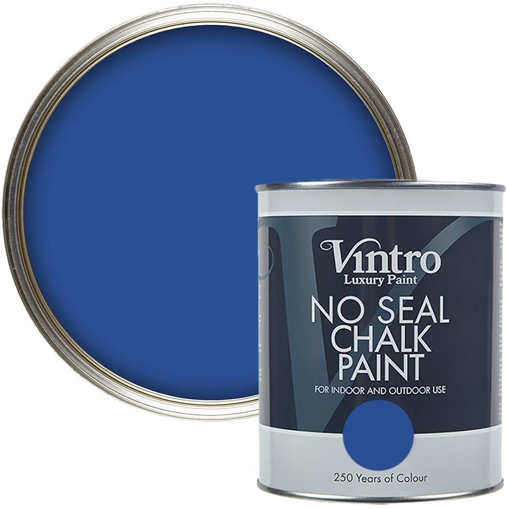 Vintro Paint Cobalt No Seal Chalk Paint 1L Image 1