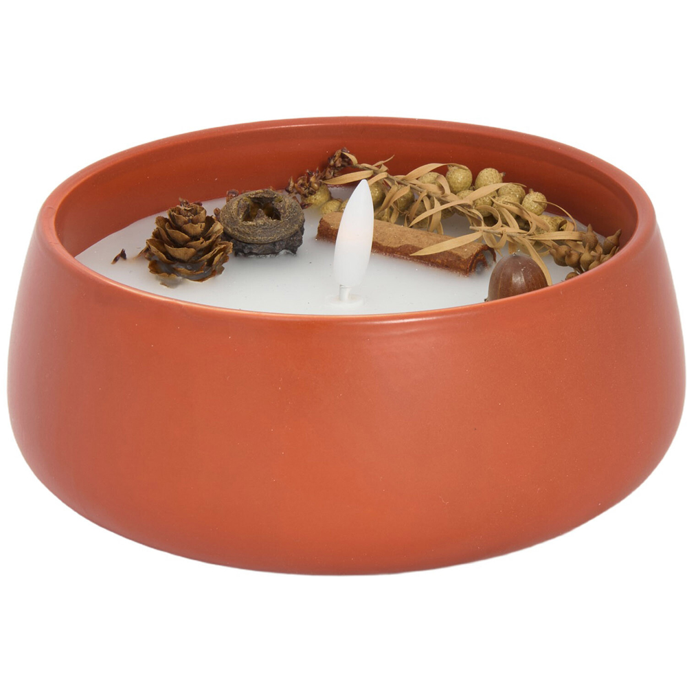 Cinnamon LED Bowl Candle Image 7