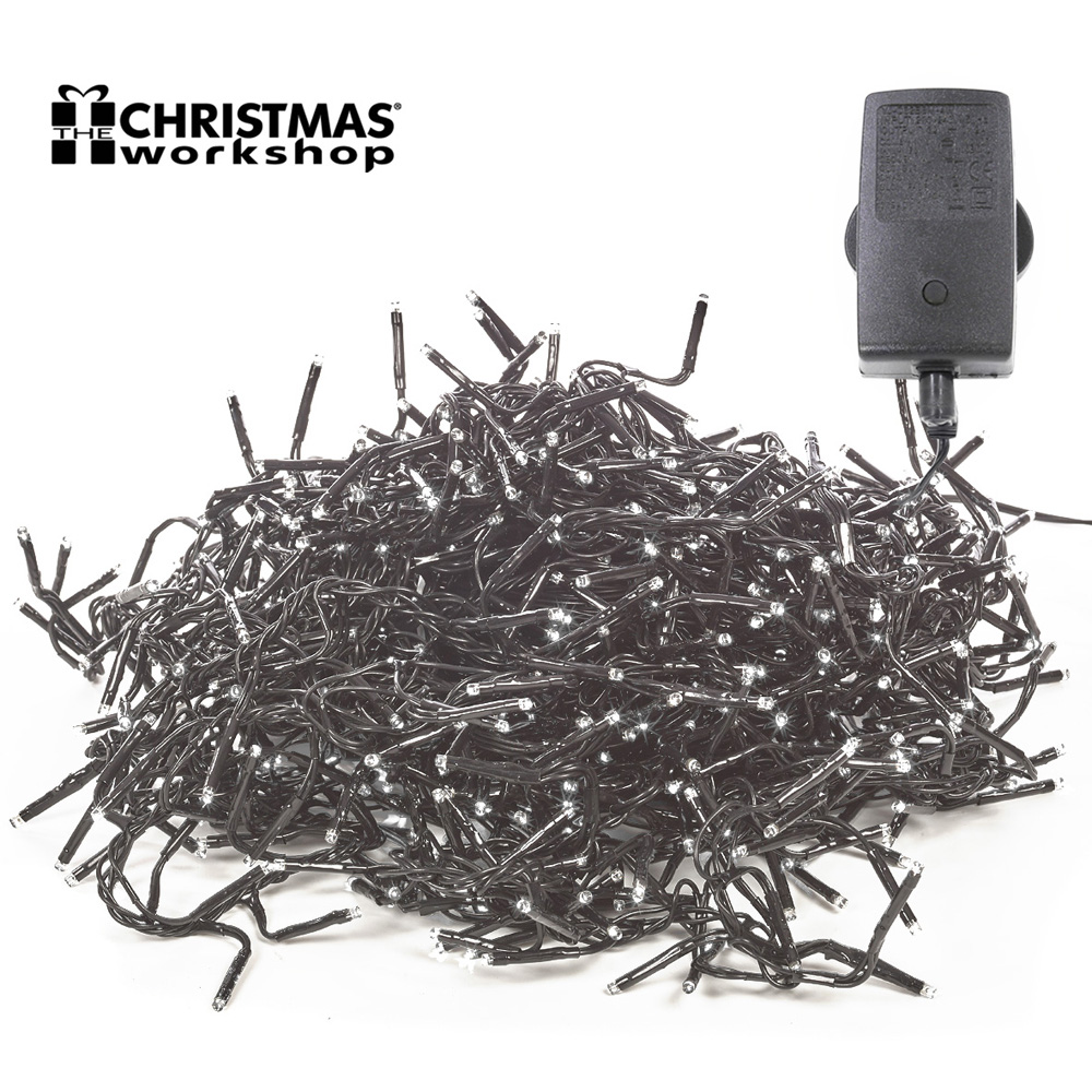 The Christmas Workshop 1000 White LED String Light Image 3