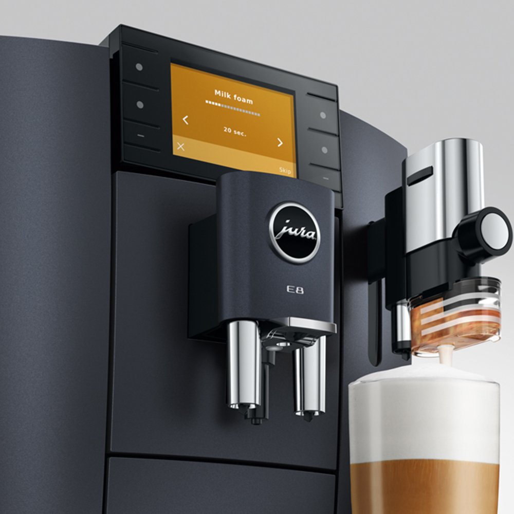 Jura E8 15840 Cosmic Black Bean-to-Cup Coffee Machine Image 9