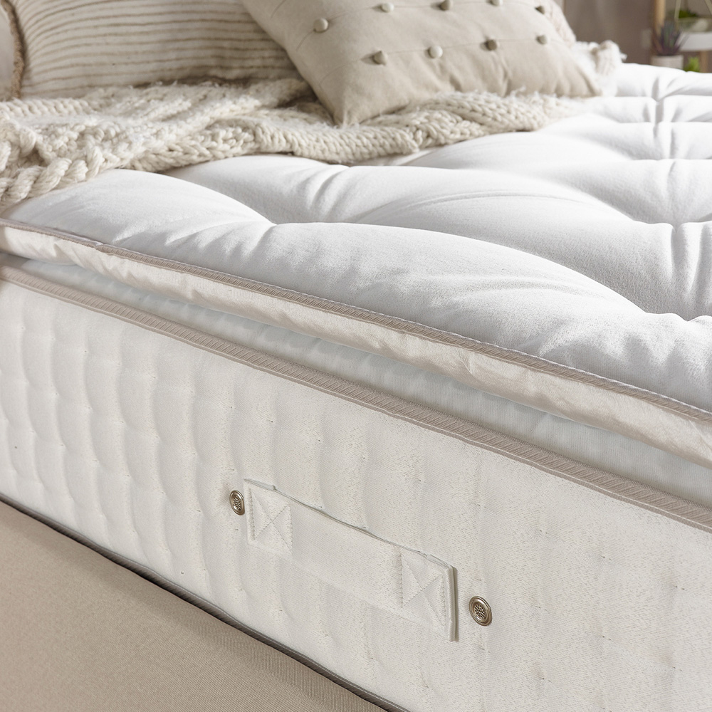 Aspire King Size Natural Pillow Top Micro Spring Pocket Mattress Image 2