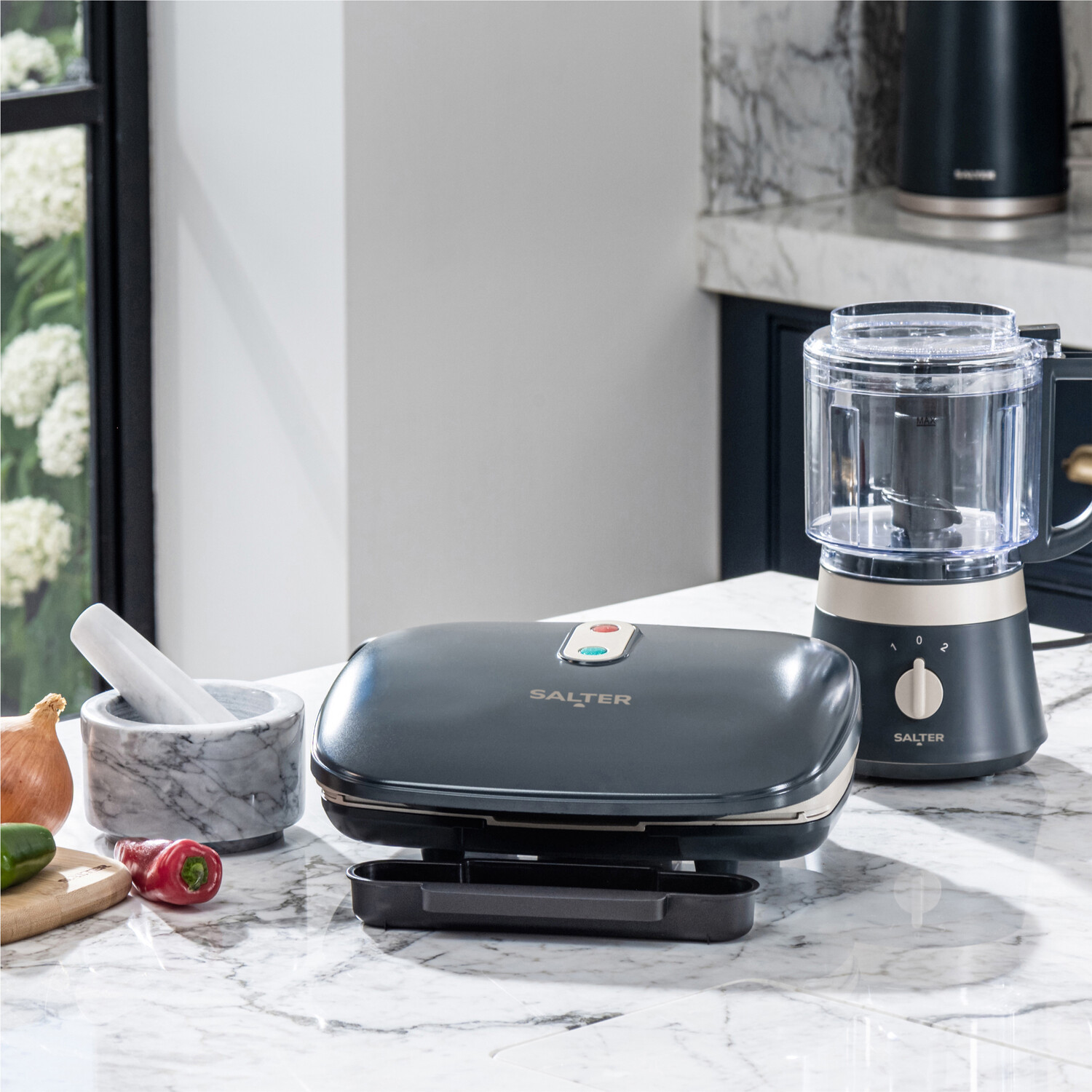 SALTER Cosmos Health Grill Grey Image 4