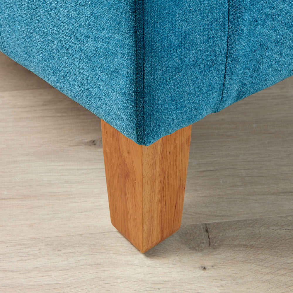 Home Source Bedford Teal Padded Tub Chair Image 4