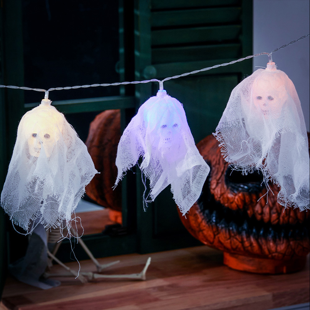 Living and Home 3m Halloween Skull 20 LED String Light Image 6