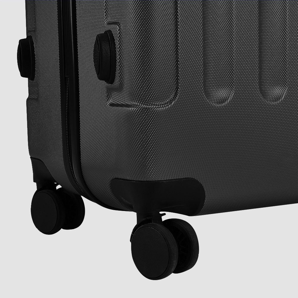 H&O Direct Medium Black Hardshell Suitcase Image 5