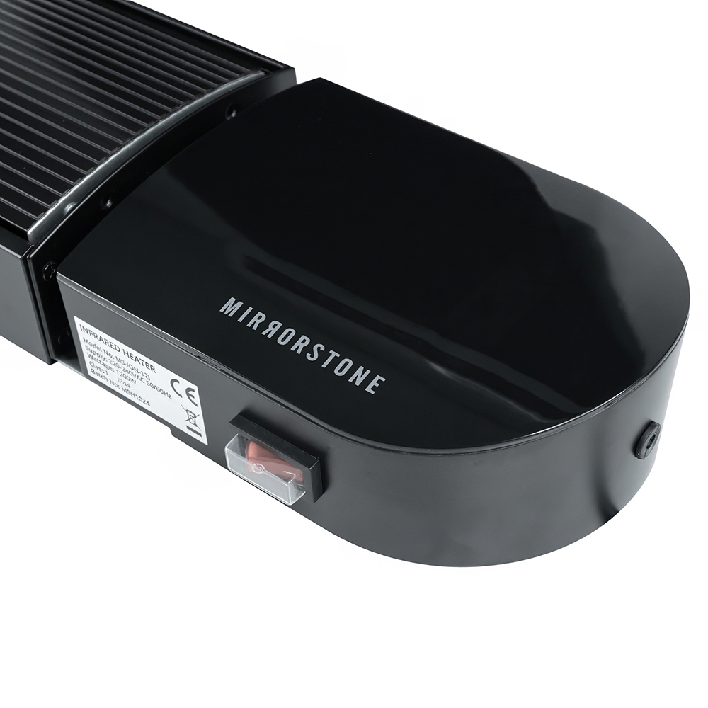 Mirrorstone Ionis Black Infrared Bar Heater 2400W Image 6