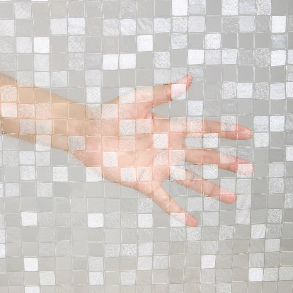 Living and Home Big Mosaic 3D PVC Self Adhesive Privacy Glass Window Film 200 x 61cm Image 6