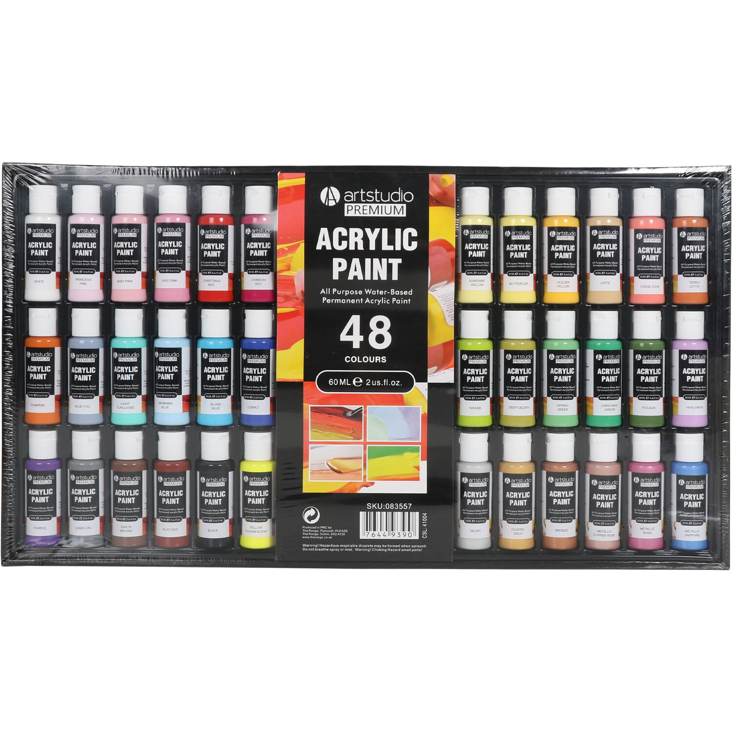 Art Studio Premium Acrylic Paint Set Image 1
