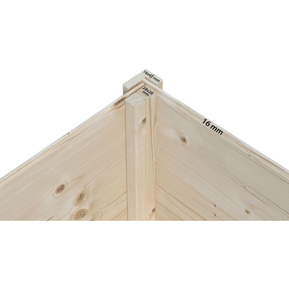 Palmako Huck 6.5 x 10.9ft Kids Wooden Playhouse Image 4