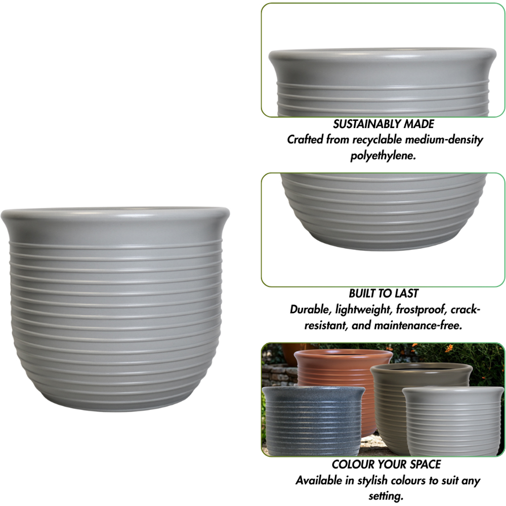 Trifibre Blenheim Concrete Roto Moulded Planter 48 x 58cm Image 6
