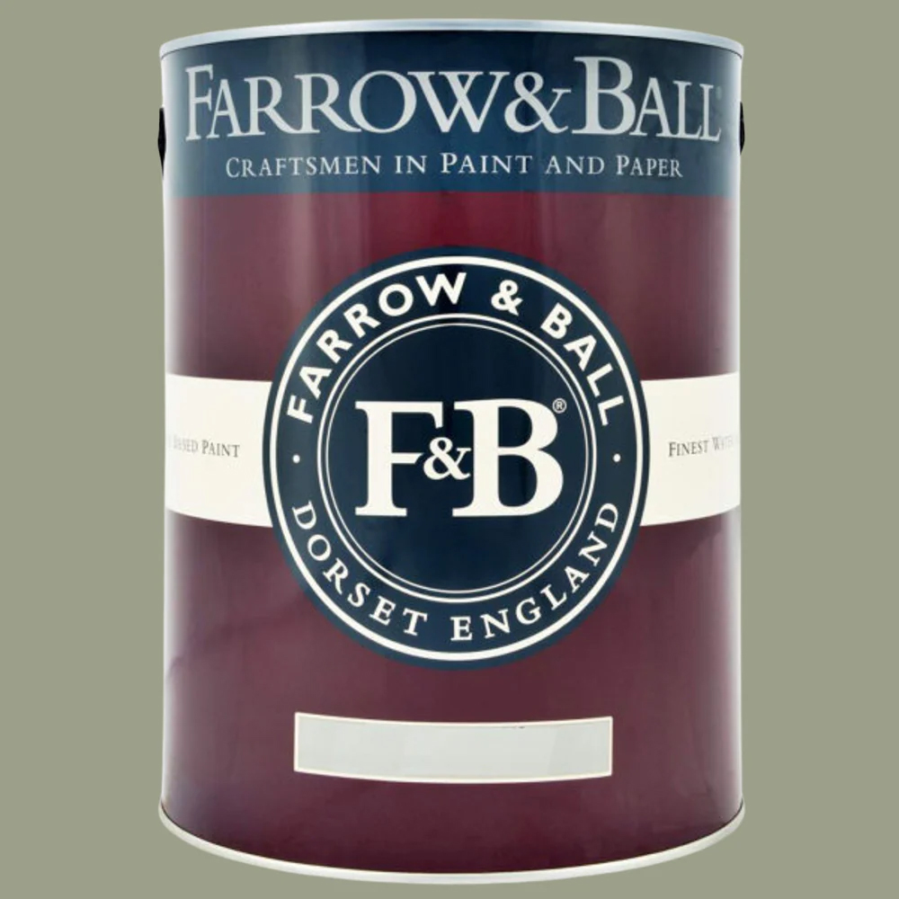 Farrow & Ball Modern Eggshell Lichen Satin Paint 5L Image 2