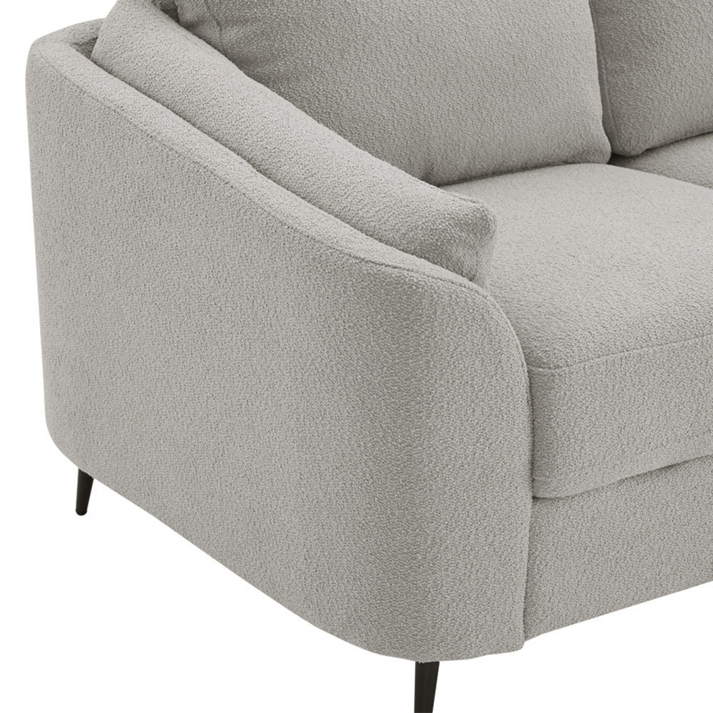 Home Detail Jack 2 Seater Light Grey Boucle Sofa Image 6