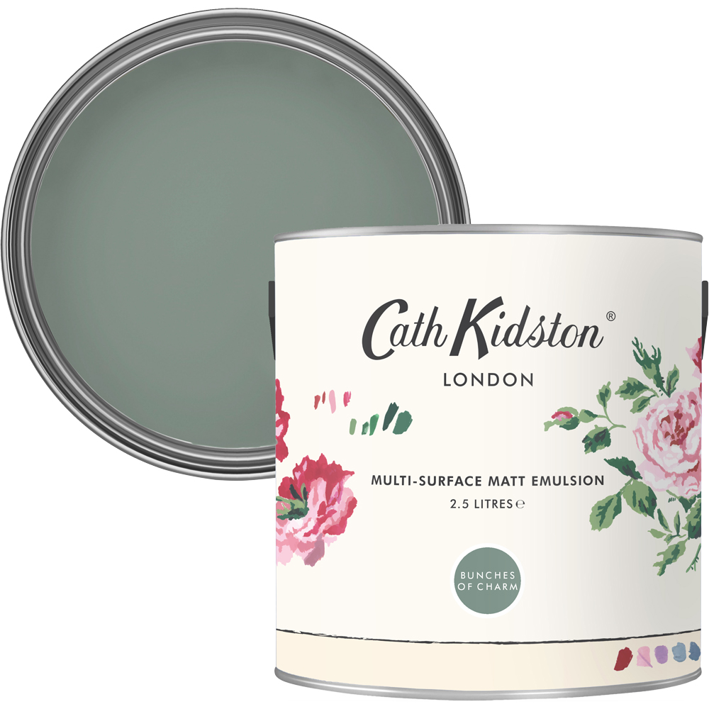 Cath Kidston Multi Surface Bunches Of Charm Emulsion Paint 2.5L Image 1