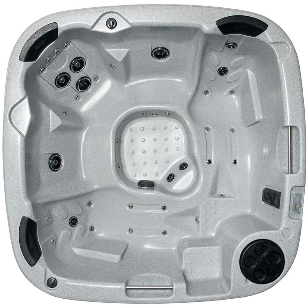 RotoSpa DuraSpa S380 5 to 6 Person Light Grey Panel Hot Tub Image 3