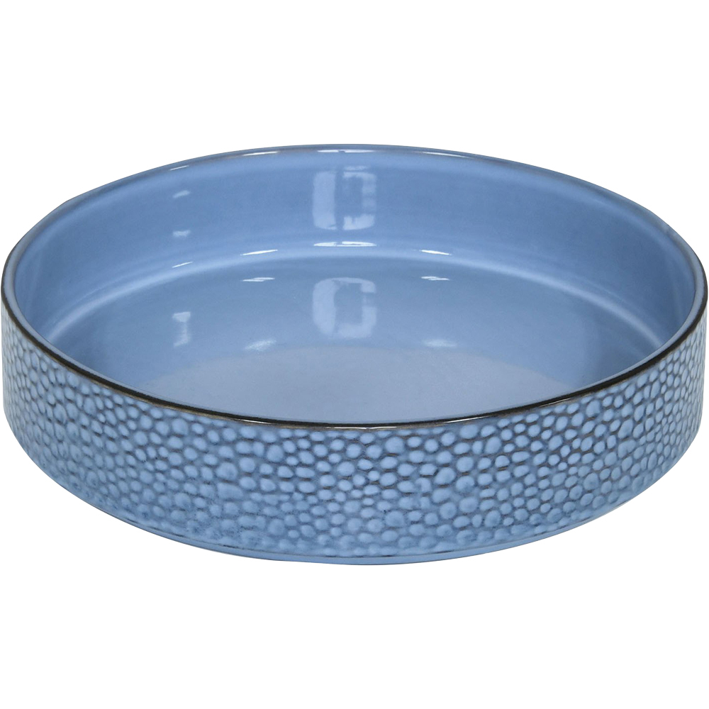 12 Piece Blue Pearl Dinner Set - Blue Image 3