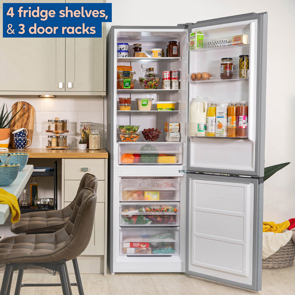 Russell Hobbs RH186FFFF60SS/01 Stainless Steel 60/40 Split Frost Free 293L Fridge Freezer Image 6