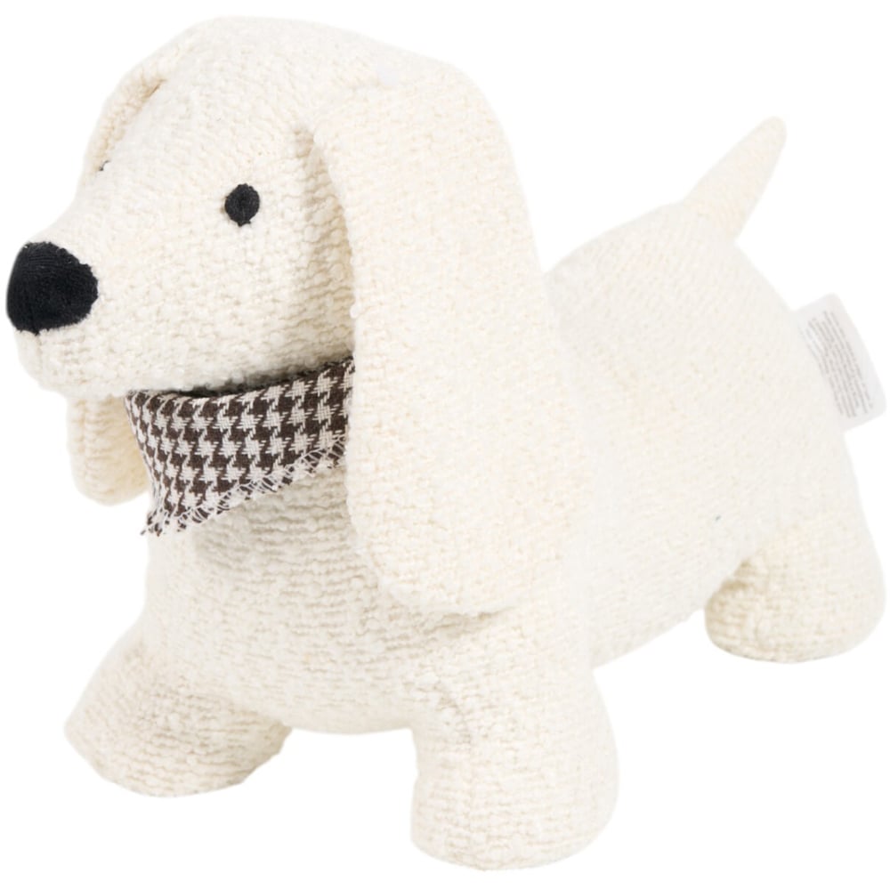 Boucle Dog Doorstop - White Image 3