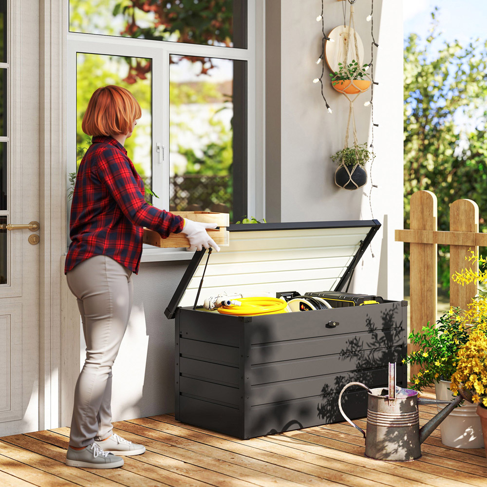 Outsunny 311L Garden Tools Storage Box Image 2