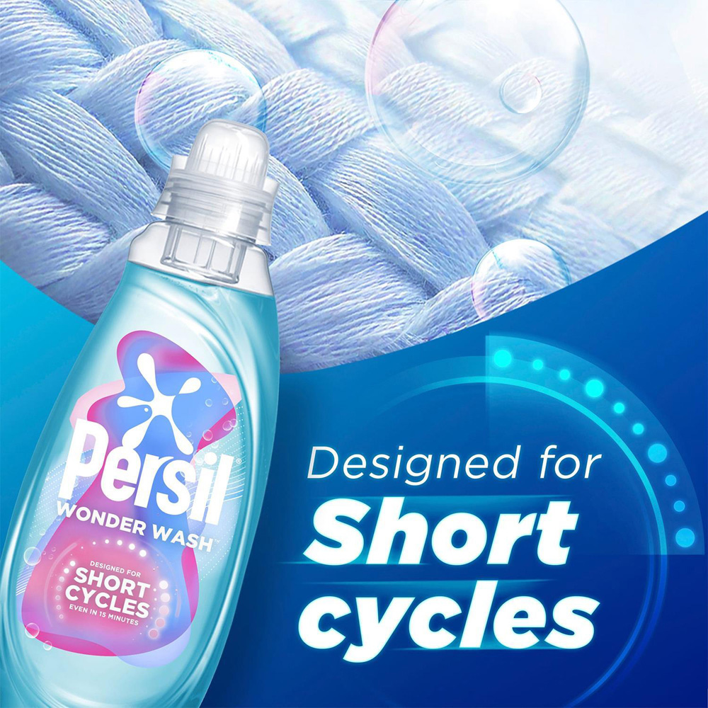 Persil Non Bio Sensitive Wonder Wash Liquid Laundry Detergent 55 Washes 1.485L 4 Pack Image 4