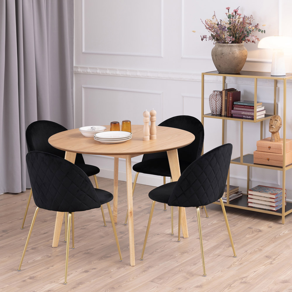 Florence Roxby Round Dining Table Oak Image 8