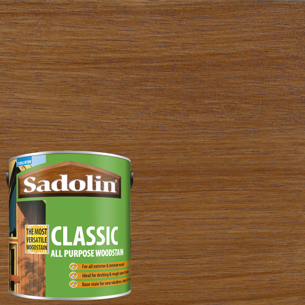 Sadolin Classic Burma Teak All Purpose Matt Finish Woodstain 2.5L Image 4