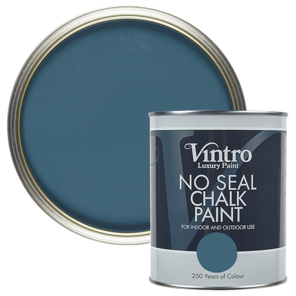Vintro Paint French Navy No Seal Chalk Paint 1L Image 1