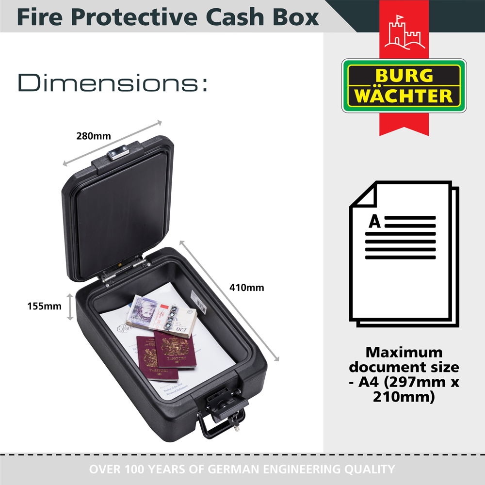 Burg-Wachter Black Fire Proof Safe Image 4