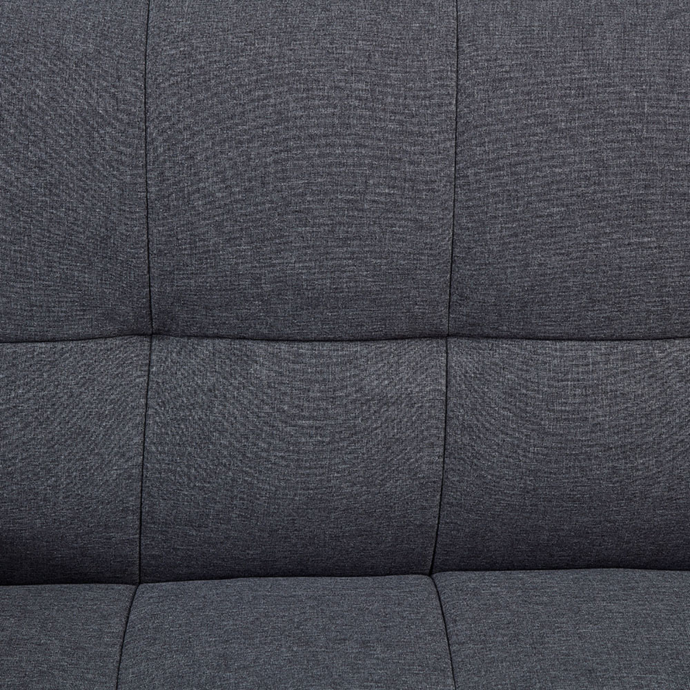 Home Detail Montana 2 Seater Charcoal Grey Fabric Sofa Bed Image 5