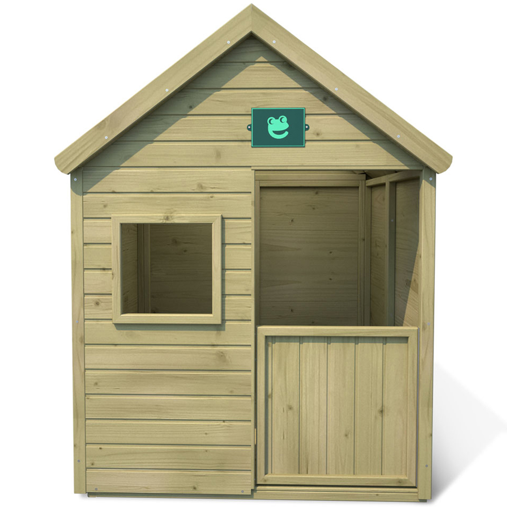Cerland Marina 4 x 4ft Kids Wooden Playhouse Image 5