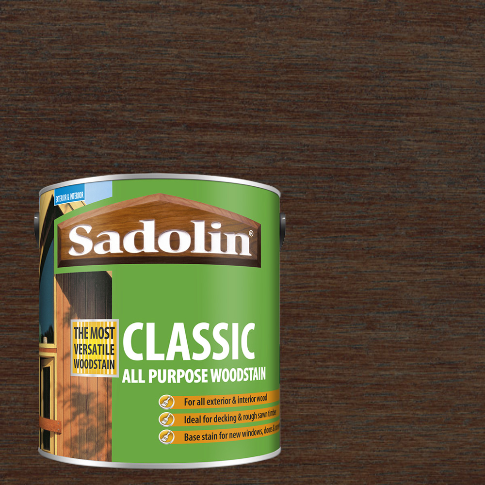 Sadolin Classic Teak All Purpose Matt Finish Woodstain 5L Image 4