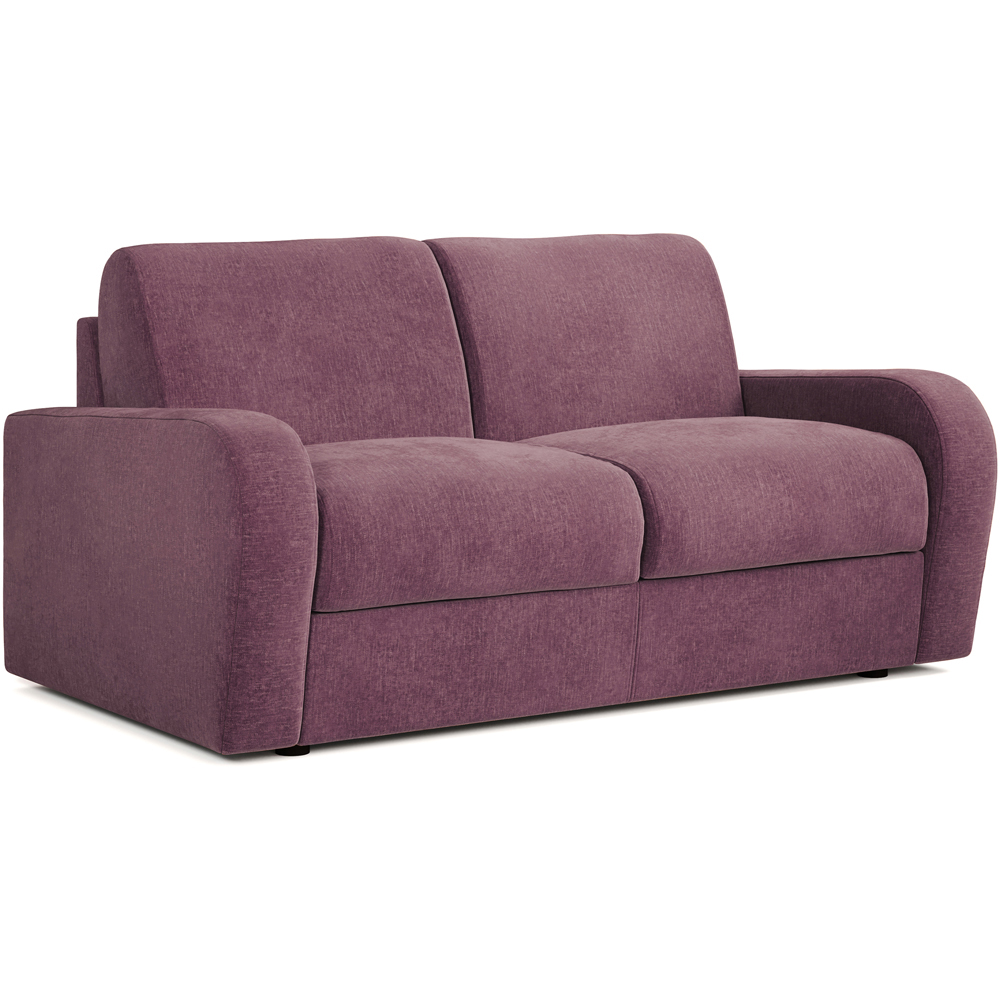 Jay-Be Deco 2 Seater Cosy Chenille Mauve Sofa Bed with e-Sprung Mattress Image 2
