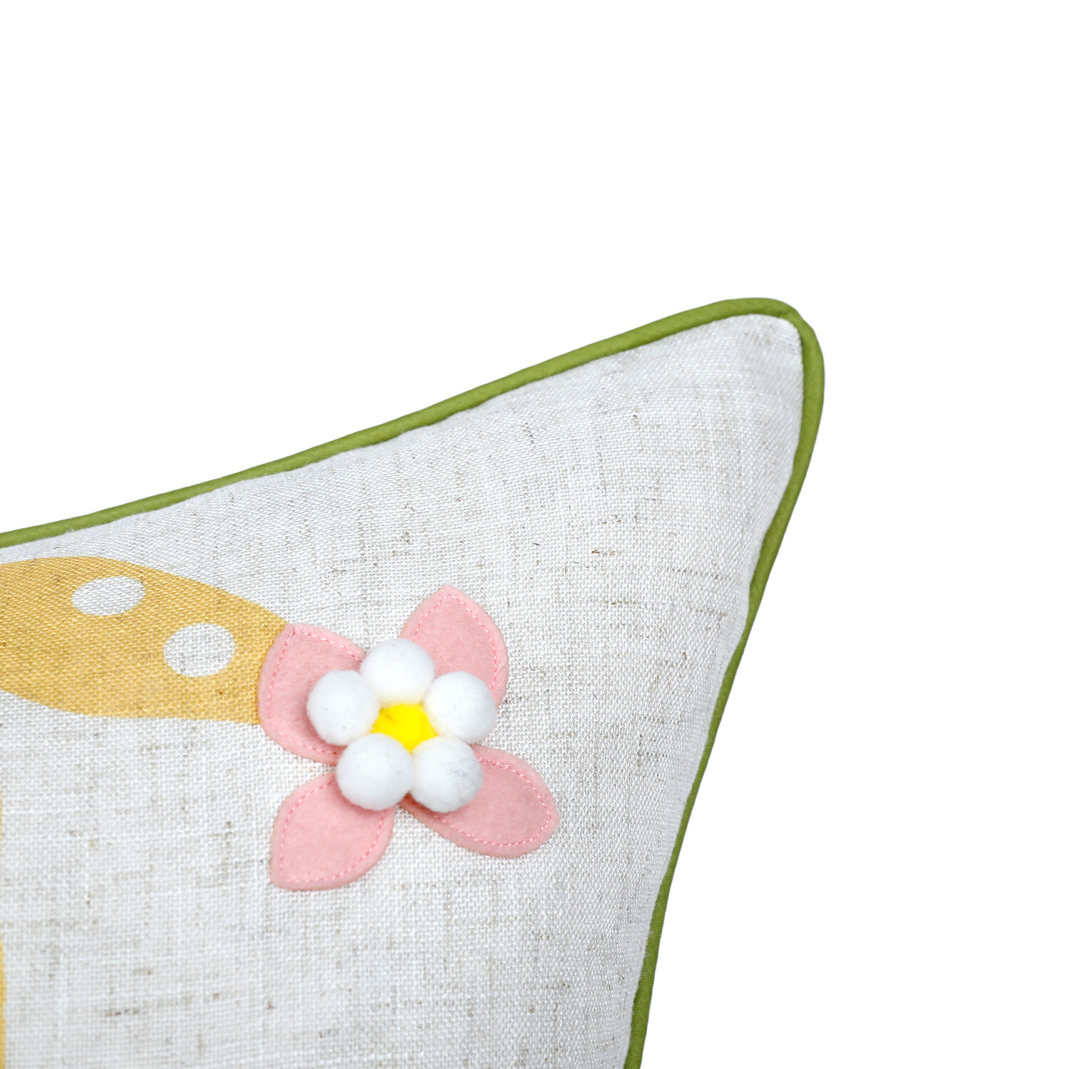 Spring Gnome Cushion - White Image 2
