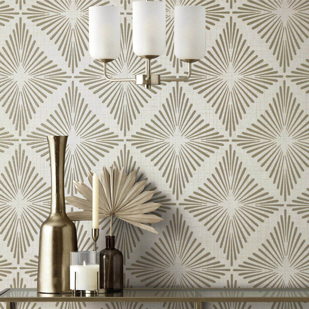 Fine Décor Denver Textured Natural Vinyl Wallpaper Image 3