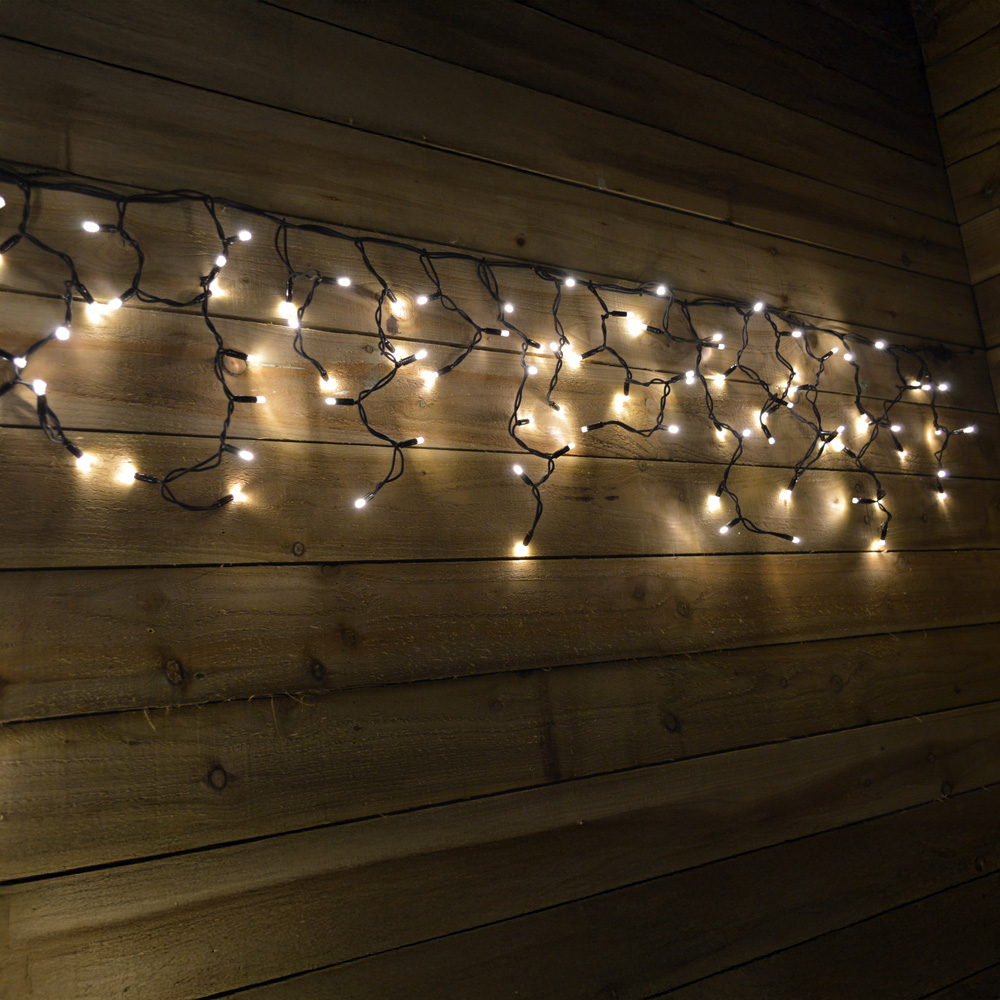 Samuel Alexander Warm White LED Connectable Icicle Lights 6m Image 2