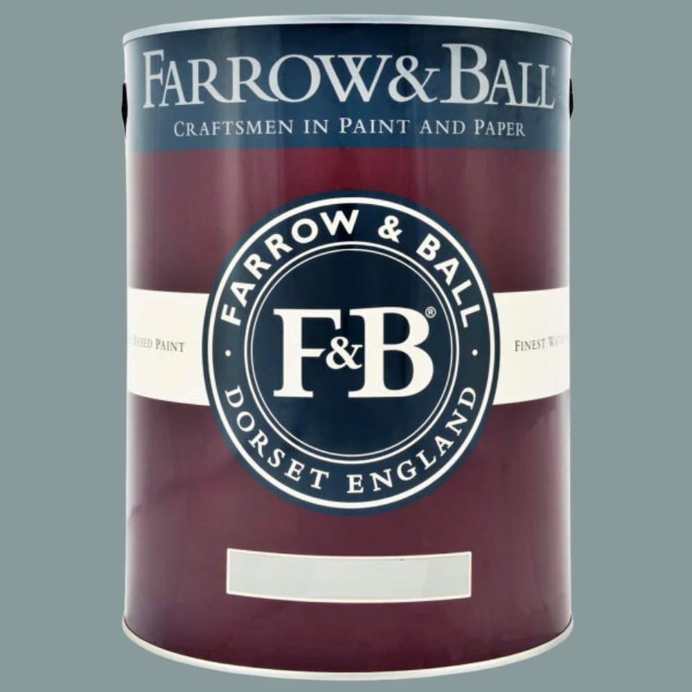 Farrow & Ball Estate Eggshell Oval Room Blue Satin Paint 5L Image 2