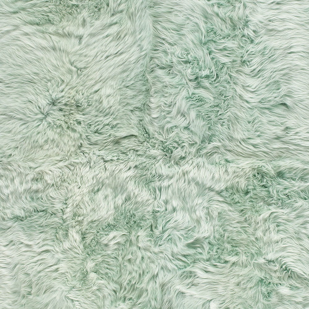 Origins Genuine Sheepskin Mint Quad New Zealand Wool Rug 160 x 105cm Image 3