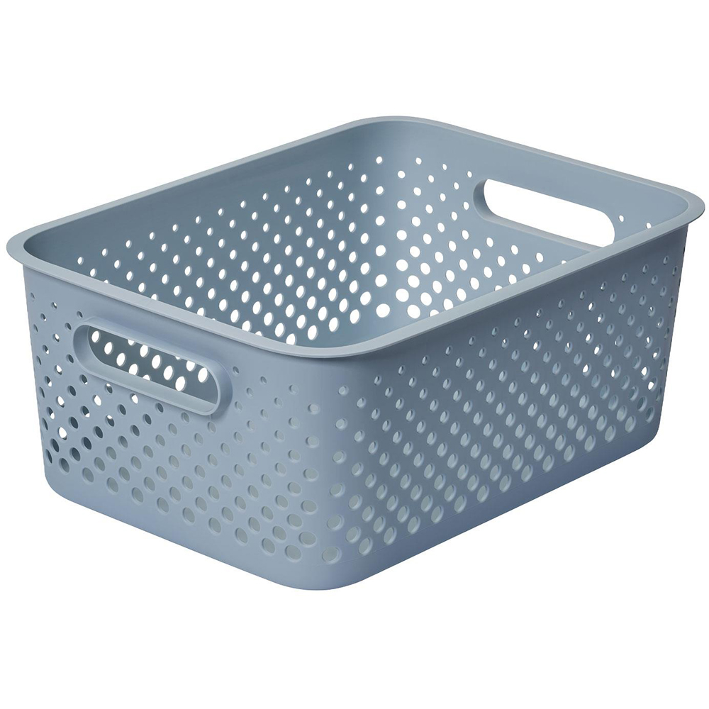 SmartStore Essence Sea Salt Large Storage Tray Basket 11.4L 3 Pack Image 3